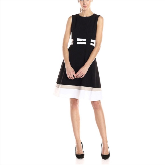 Calvin Klein Dresses & Skirts - Calvin Klein fit and flare colorblock dress 4